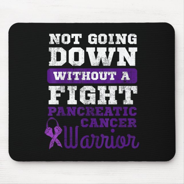 Mousepad Sem Um Câncer de pâncreas De Luta (Frente)
