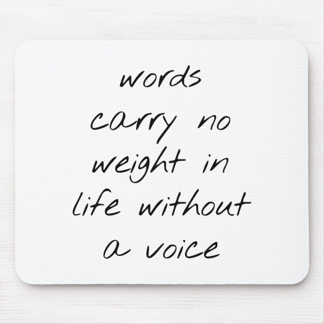 Mousepad Sem Um Pad De Mouse De Voz (Frente)