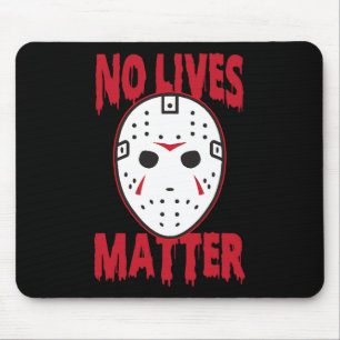 Mousepad Sem vidas, máscara horrorosa de Halloween
