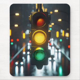 Mousepad Semáforo Voando Na Cidade