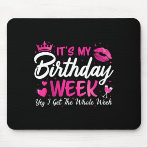 Mousepad Semana de Aniversário Festa a Semana Toda Garotas 
