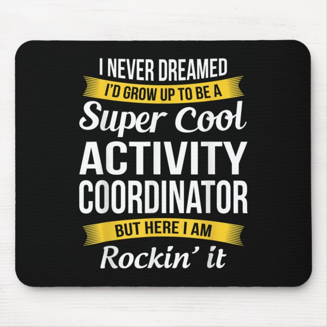 Mousepad Semana de Profissionais de Atividade do Coordenado (Frente)