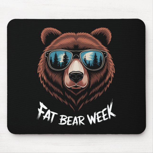 Mousepad Semana do Urso Gordo - Pulmões do Urso Retro Amant (Frente)