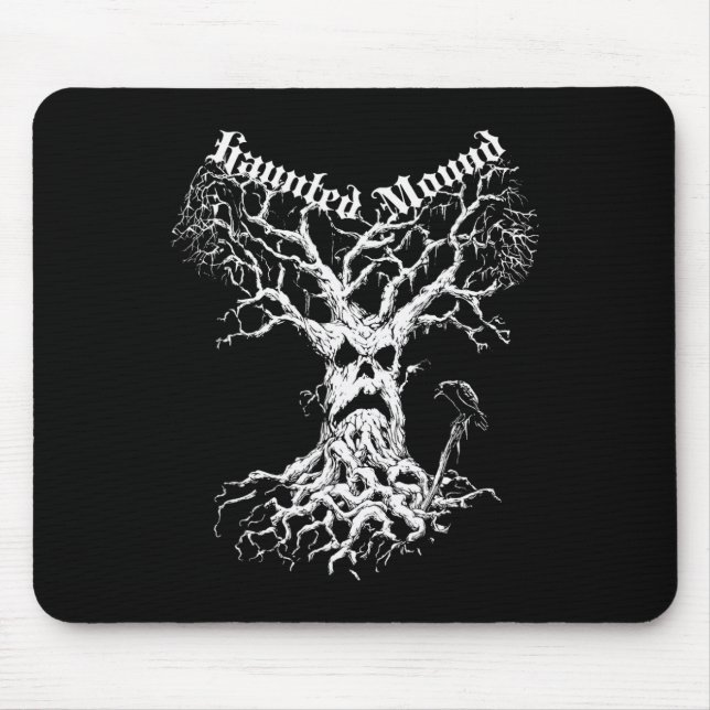 Mousepad Sematário Merch. Design A Árvore Fantasma. Monte A (Frente)