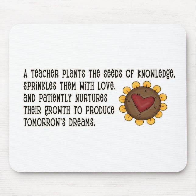 Mousepad Sementes de Professores do Conhecimento (Frente)