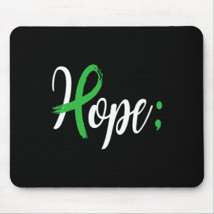 Mousepad Semicolon Mental Health Awarness Money Support Em