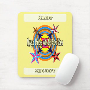 Mousepad Sempre dançando com as estrelas Retro