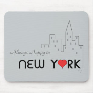 Mousepad Sempre Feliz em Nova Iorque