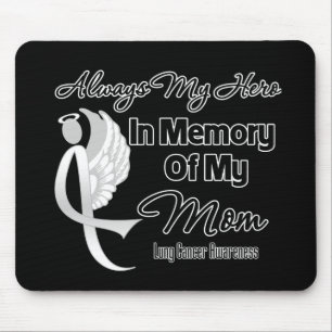 Mousepad Sempre meu herói na mamã da memória - câncer