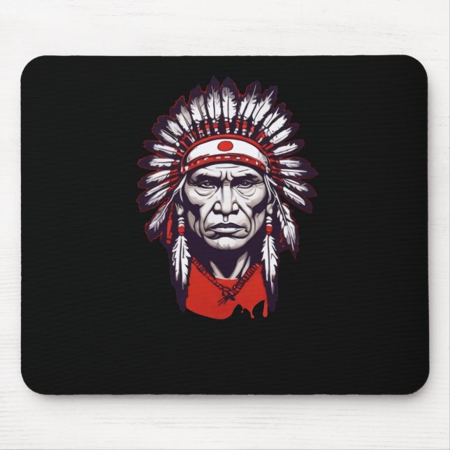Mousepad Sêneca índia Vinheta1 (Frente)