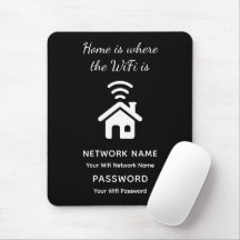 Senha e rede WiFi personalizadas para convidados