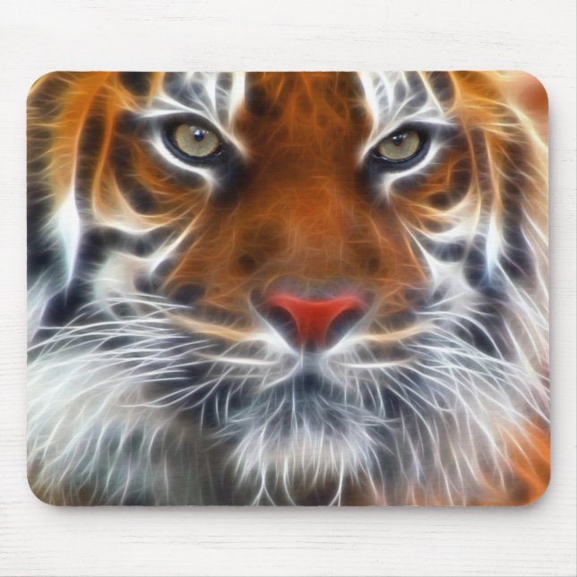 Mousepad Senhor das selvas indianas, o tigre de Bengal real (Frente)