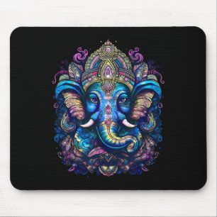 Mousepad Senhor Ganesha, Hinduísmo, Budismo, Deus Elefante,