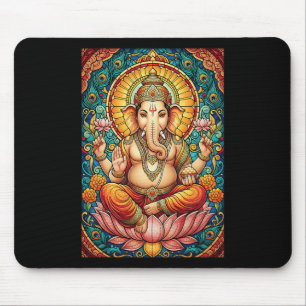 Mousepad Senhor Ganesha Vitral Hindu Deus Hinduísmo