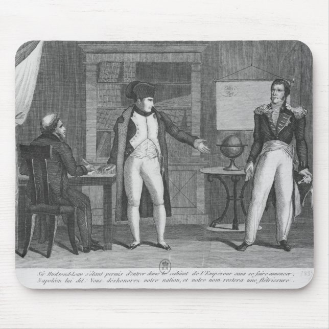 Mousepad Senhor Hudson Lowe que vem no estudo de Napoleon (Frente)