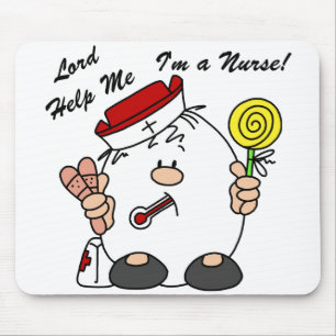Mousepad Senhor me ajude, sou enfermeira
