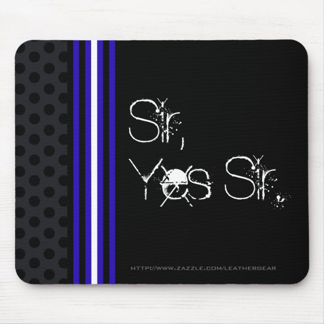 Mousepad Senhor, sim senhor (Frente)