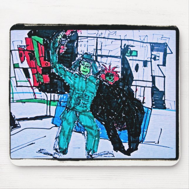 Mousepad senhor verde (Frente)
