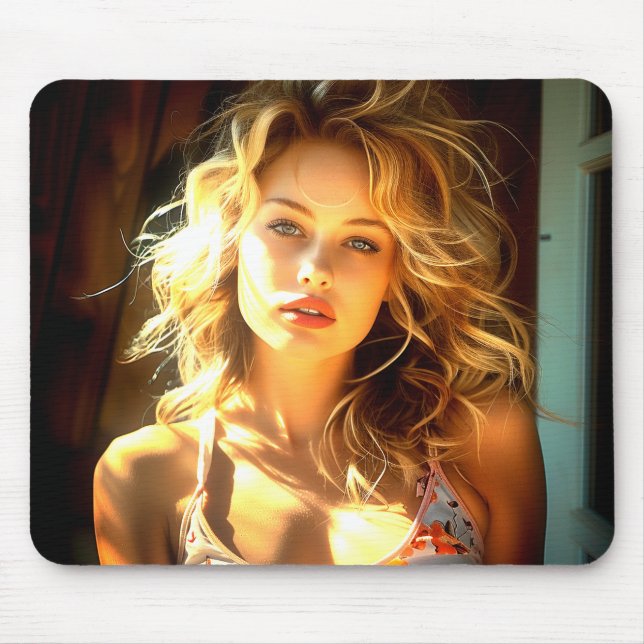 Mousepad Senhora bonito (Frente)