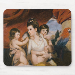 Mousepad Senhora Cockburn e seus três filhos mais idosos,