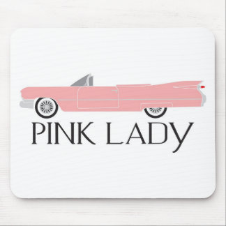 Mousepad senhora cor-de-rosa do transportador