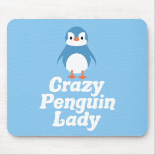 Mousepad Senhora do Pinguim Louca