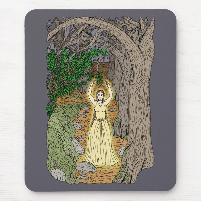 Mousepad Senhora Eldritch (Fada em Woods) (Frente)