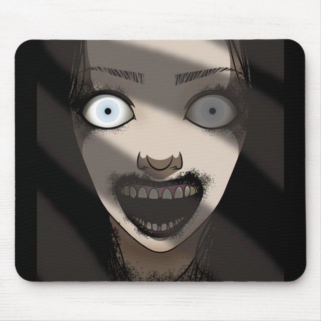Mousepad Senhora Fantasma Assustadora (Frente)