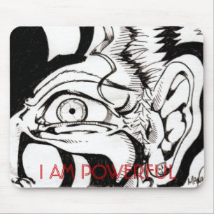 Mousepad senhora idosa do anime, EU SOU PODEROSO