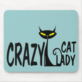 Mousepad Senhora louca do gato