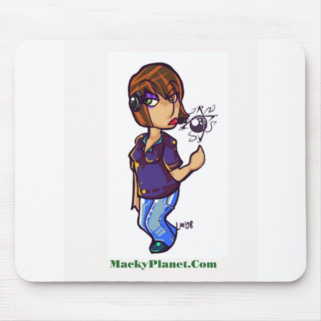 Mousepad Senhora Macky (Frente)