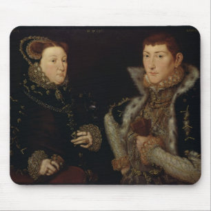 Mousepad Senhora Mary Nevill e seu filho Gregory Fiennes