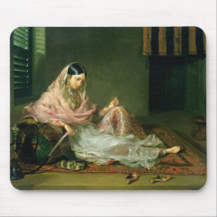 Mousepad Senhora muçulmana Reclining, 1789 (óleo em canva