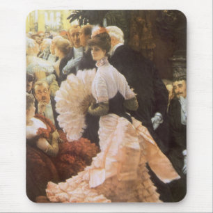 Mousepad Senhora política por James Tissot, Victorian do