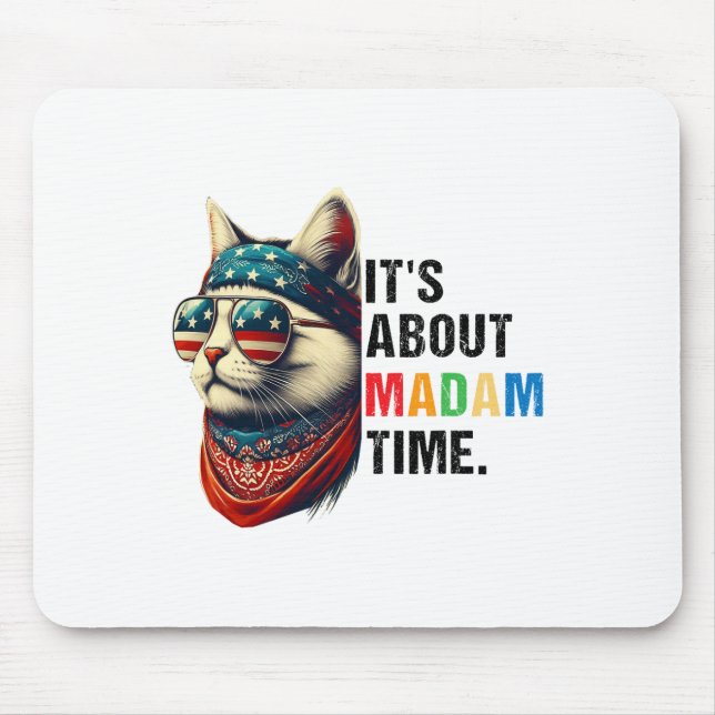 Mousepad Senhora Presidente 2024 Kamala Harris Dnc Rally (Frente)