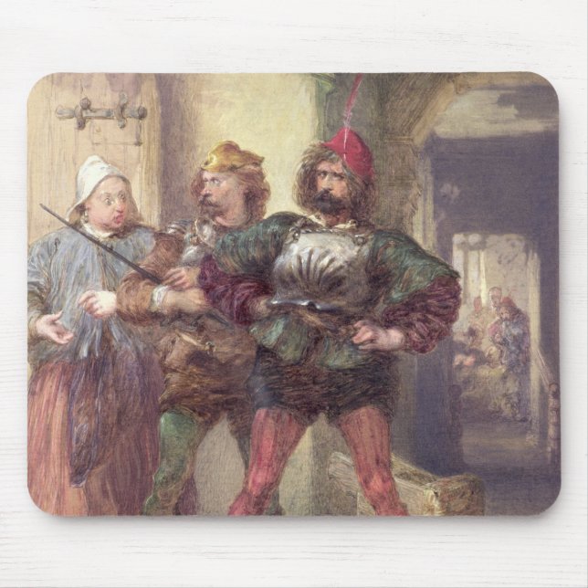 Mousepad Senhora rapidamente, Nym e Bardolph (Frente)