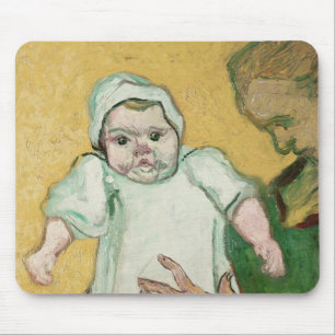 Mousepad Senhora Roulin e seu bebê de Vincent van Gogh