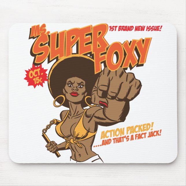 Mousepad Senhora Super Foxy (Frente)
