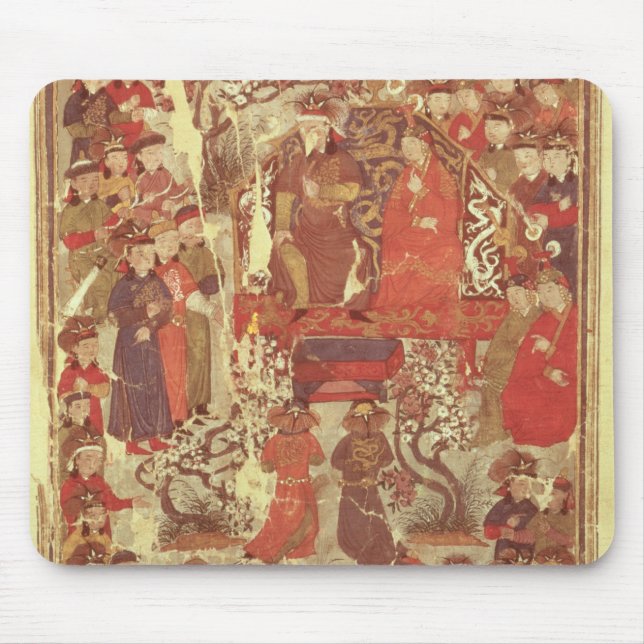 Mousepad Senhora Supl. Pers.Genghis Khan e sua esposa (Frente)