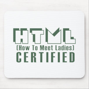 Mousepad Senhoras certificadas HTML