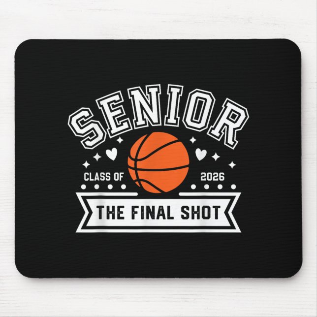 Mousepad Senior Basketball Cl Of 2026 Crew Basketball Senio (Frente)