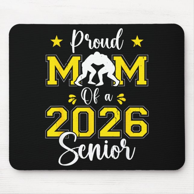 Mousepad Senior Wrestling Mom 2026 Senior Mom Cl Of 2026  (Frente)