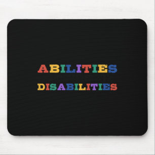 Mousepad Sensibilização Autismo - As capacidades superam as