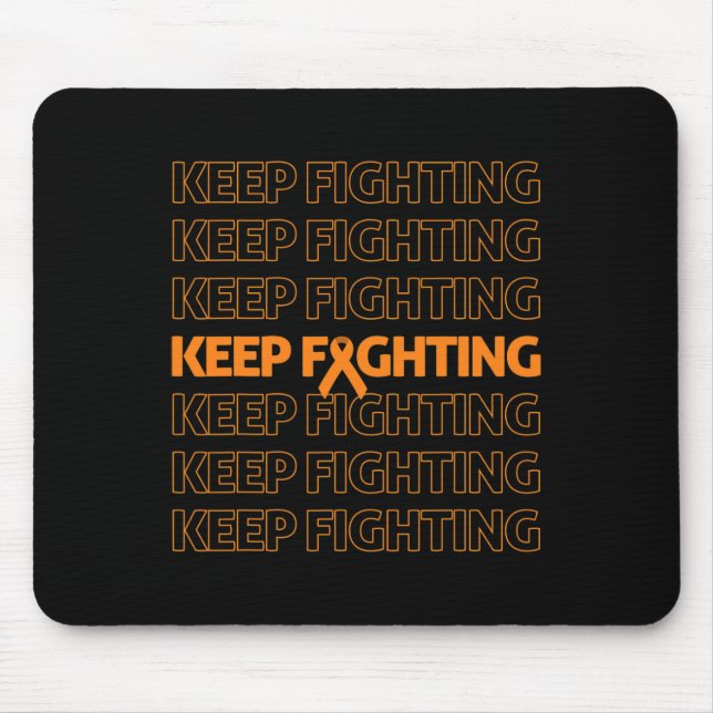 Mousepad Sensibilização Continue combatendo a fita laranja  (Frente)