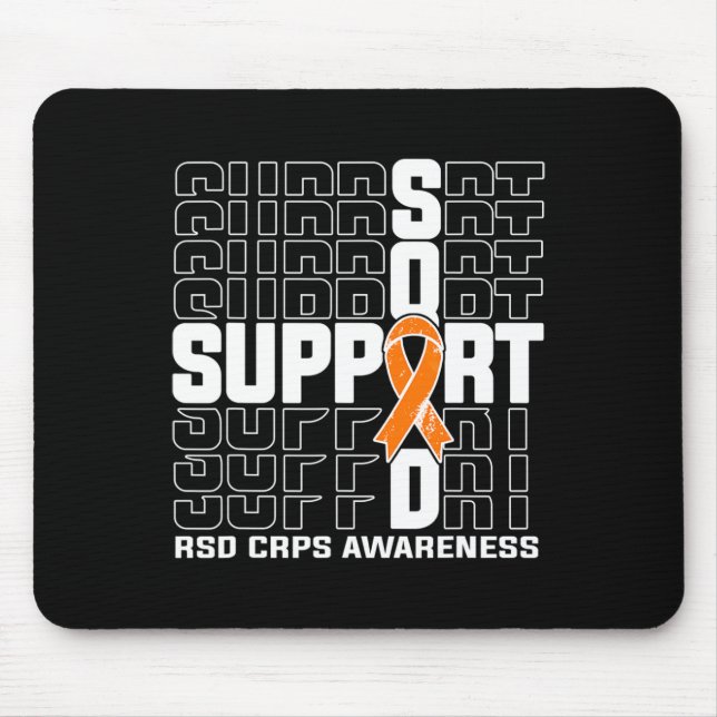 Mousepad Sensibilização De Rsd De Esquadrão De Suporte 2 (Frente)