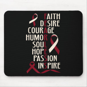 Mousepad Sensibilização do Cancer da Cabeça Oral