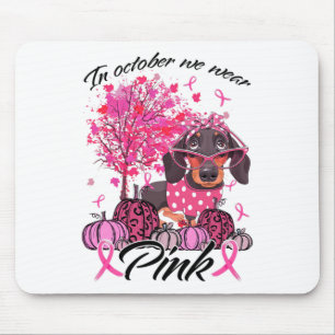 Mousepad Sensibilização do Cancer da Mama Em outubro Vestim