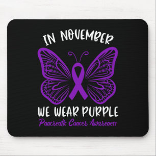 Mousepad Sensibilização Do câncer de pâncreas Em Novembro V