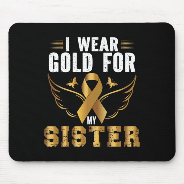 MOUSEPAD SENSIBILIZAÇÃO DO CANCER INFANTIL VISTO DOURADO PA (Frente)
