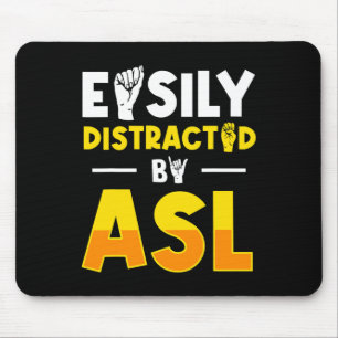 Mousepad Sensibilização e Língua de Sinais de Deficientes A